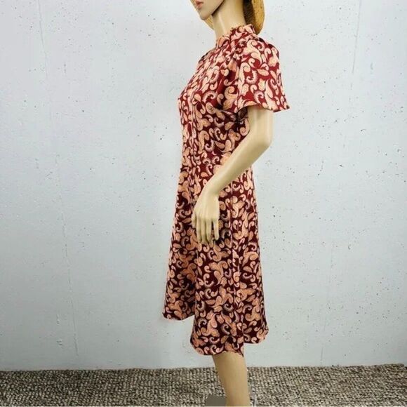 Lot of 3 Ann Taylor & Loft Women's Size 4P Petite 2 Skirts and Rust Dress - Picture 12 of 16